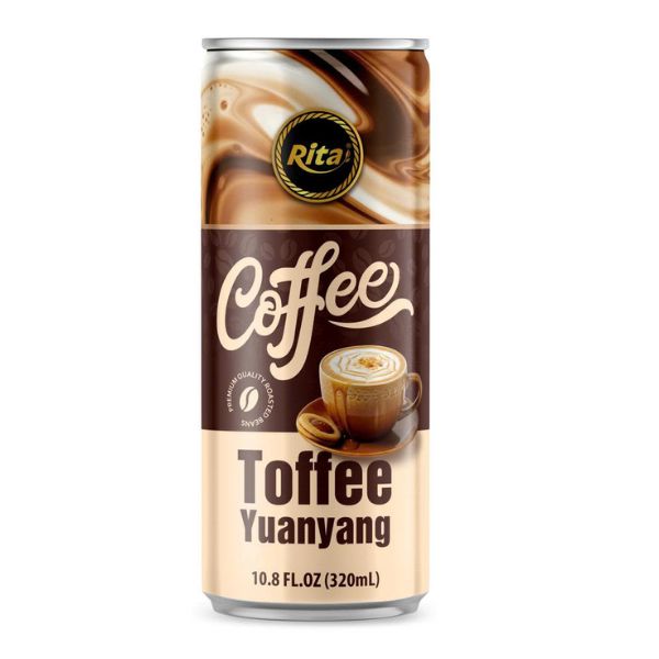 Rita Toffee Yuanyang Coffee Drink 320ml Sleek Can